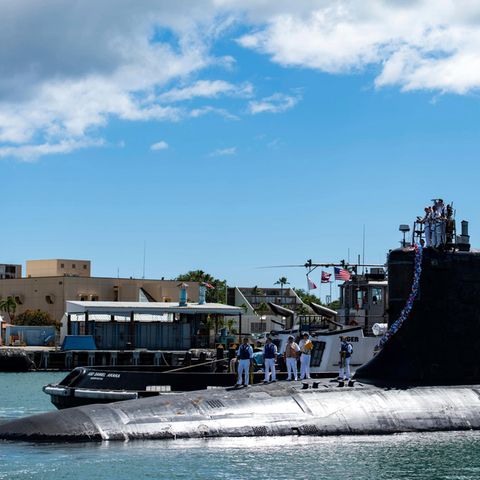 Das atomgetriebene Schnellangriffs-U-Boot USS Illinois