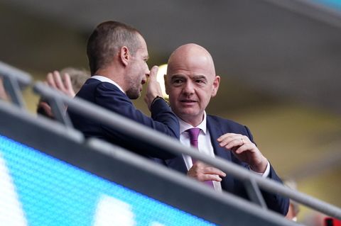 Uefa-Präsident Aleksander Ceferin und Fifa-Präsident Gianni Infantino