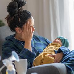 Lähmende Traurigkeit statt Babyglück