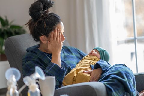 Lähmende Traurigkeit statt Babyglück