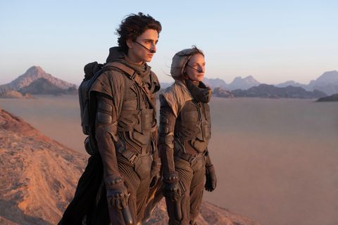 Timothee Chalamet und Rebecca Ferguson in einer Filmszene aus Dune