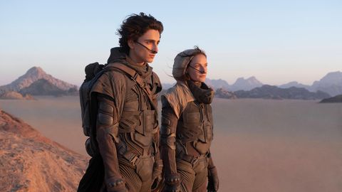 Timothee Chalamet und Rebecca Ferguson in einer Filmszene aus Dune