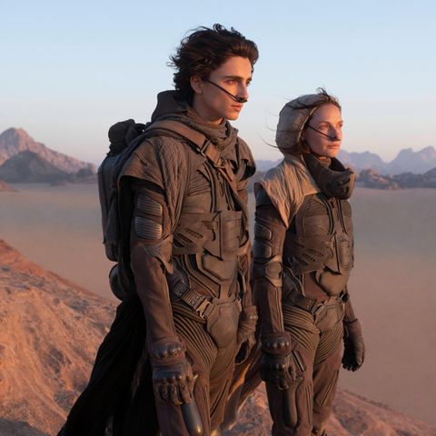 Timothee Chalamet und Rebecca Ferguson in einer Filmszene aus Dune