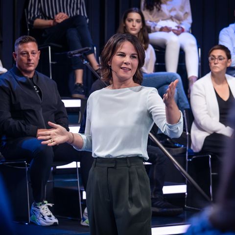 Annelena Baerbock stellte sich bei "Klartext" den Fragen der Zuschauer:innen