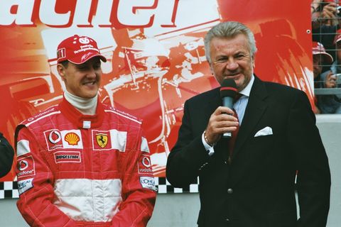 Michael Schumacher und Willi Weber