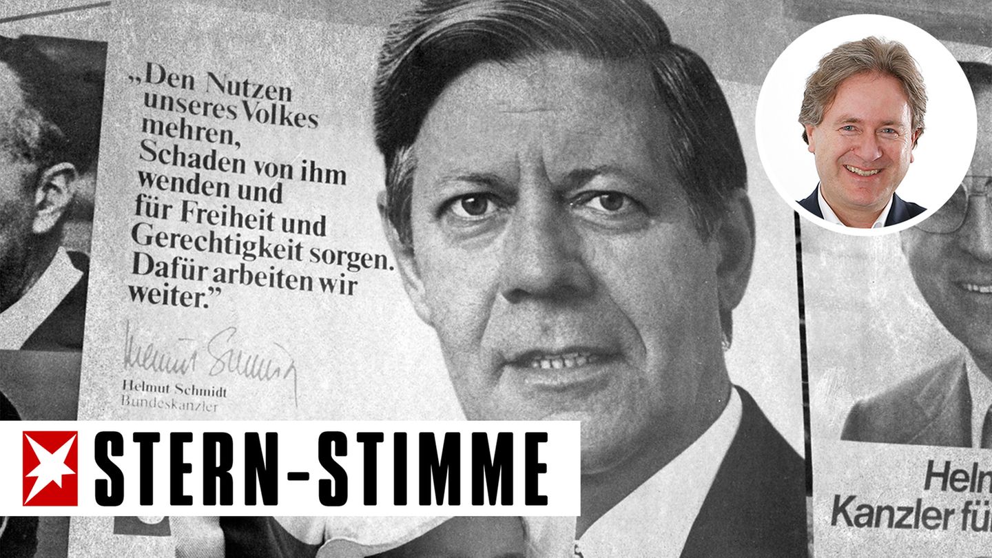 Wahlplakat von Helmut Schmidt 1976