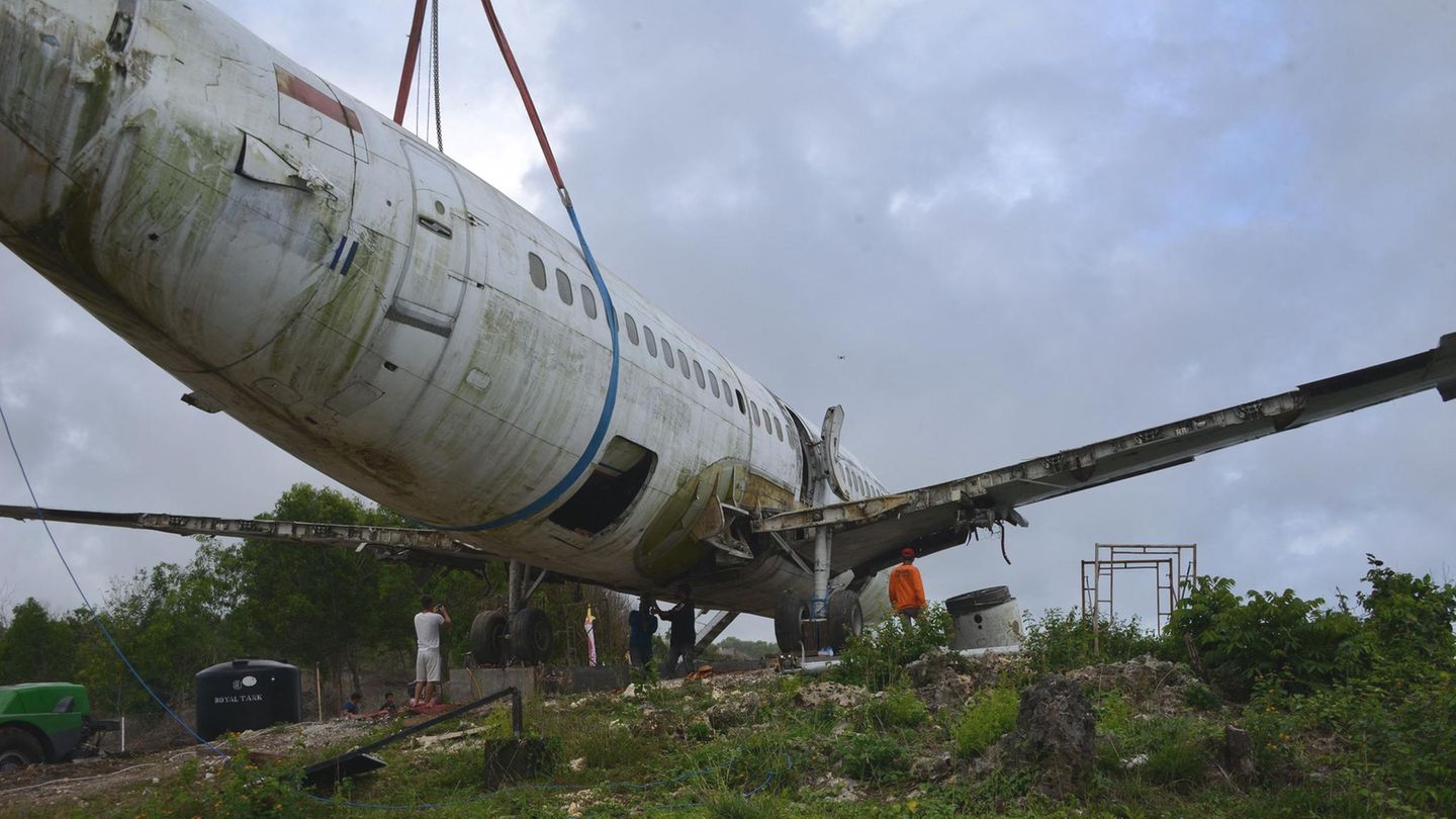 Boeing 737 auf Bali