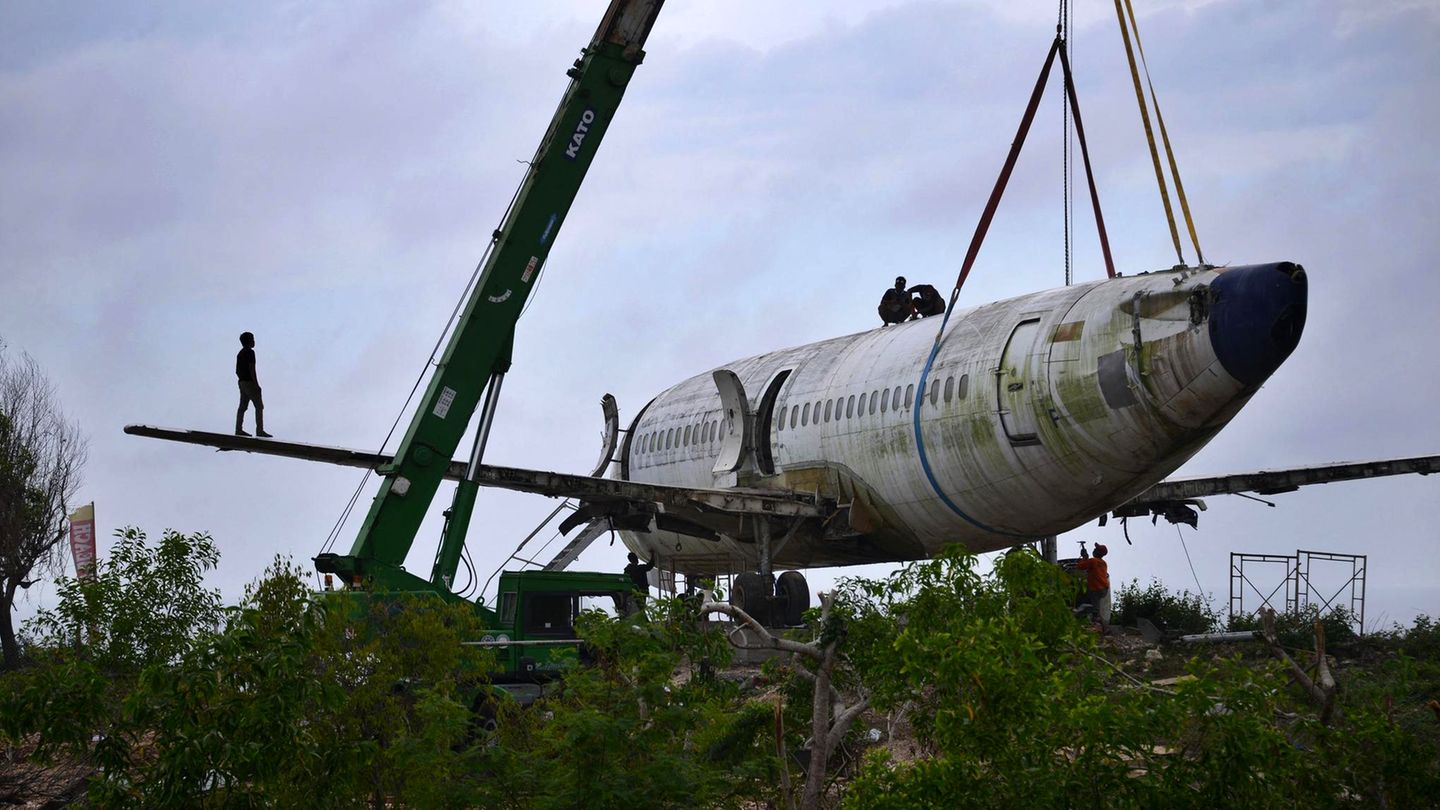 Boeing 737 auf Bali
