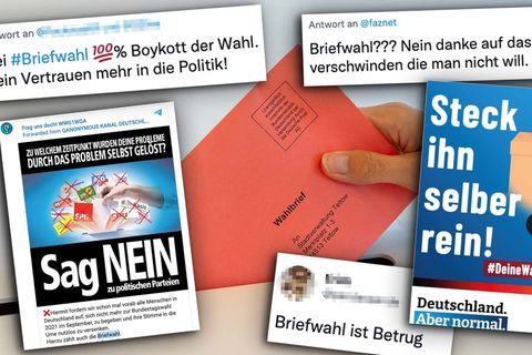 Wie rechte und Verschwörungstheoretiker versuchen, die Briefwahl nach Trump-Vorbild zu diskreditieren