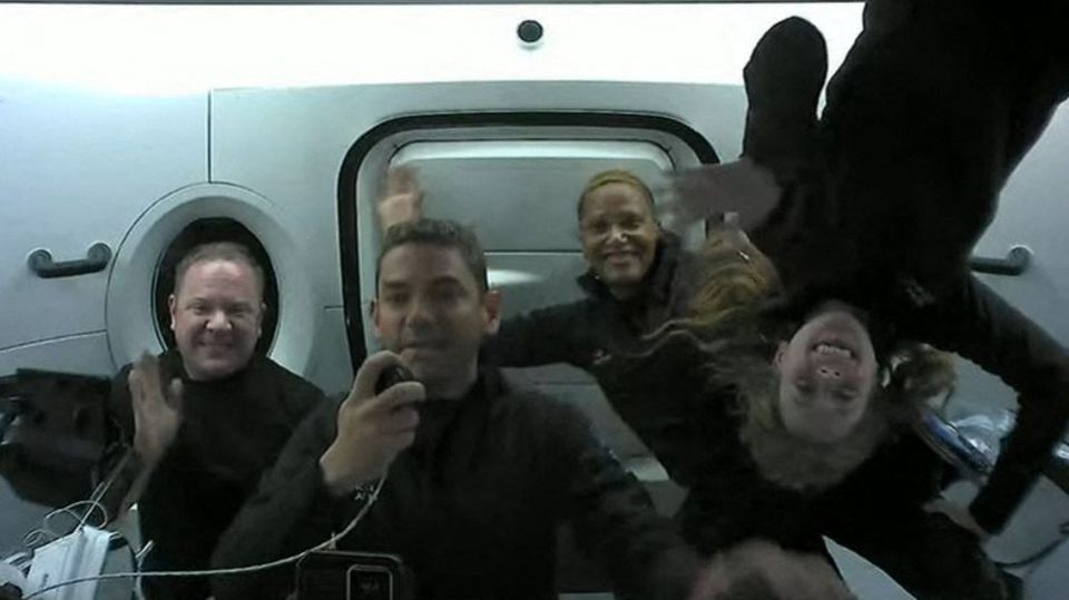 Die Crew der "Inspiration4" Die Crew der "Inspiration4"
