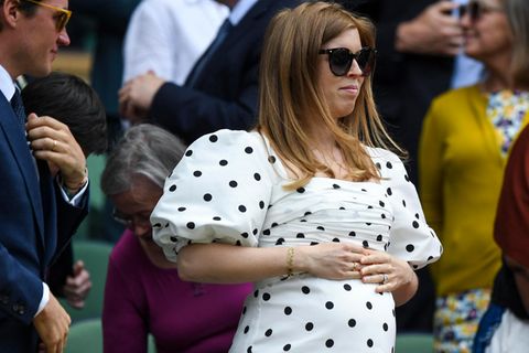 Die schwangere Prinzessin Beatrice beim Tennisturnier in Wimbledon