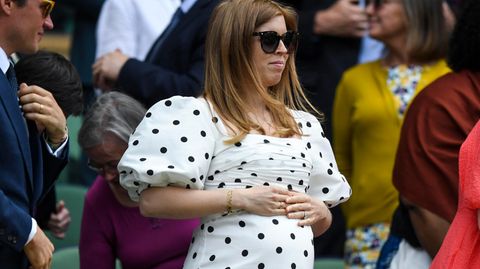 Die schwangere Prinzessin Beatrice beim Tennisturnier in Wimbledon