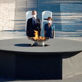 Das spanische Königspaar nimmt an einer Trauerzeremonie zum Gedenken an die Corona-Opfer teil