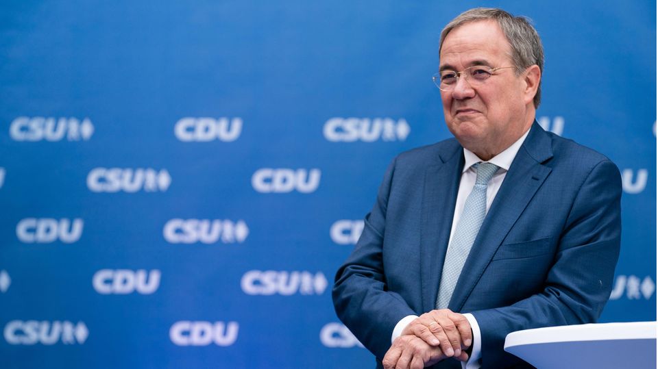 Armin Laschet (CDU), Kanzlerkandidat der Union und Ministerpräsident von Nordrhein-Westfalen