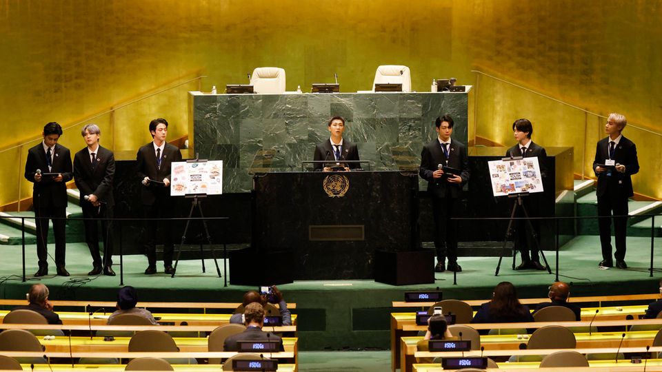 K-Pop-Band "BTS" bei UN-Generalversammlung