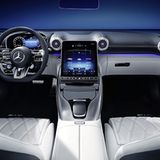 Das Interieur mit dem 11,9 Zoll großen Tablet-Display