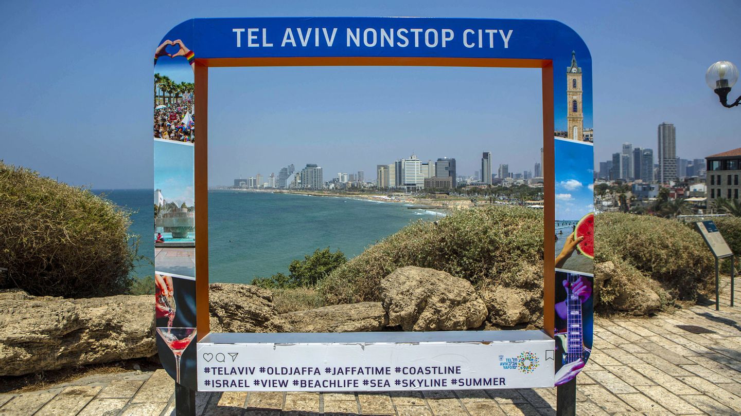 Am Strand von Tel Aviv