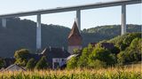 Auobahnbrücke  der A6 bei Geislingen