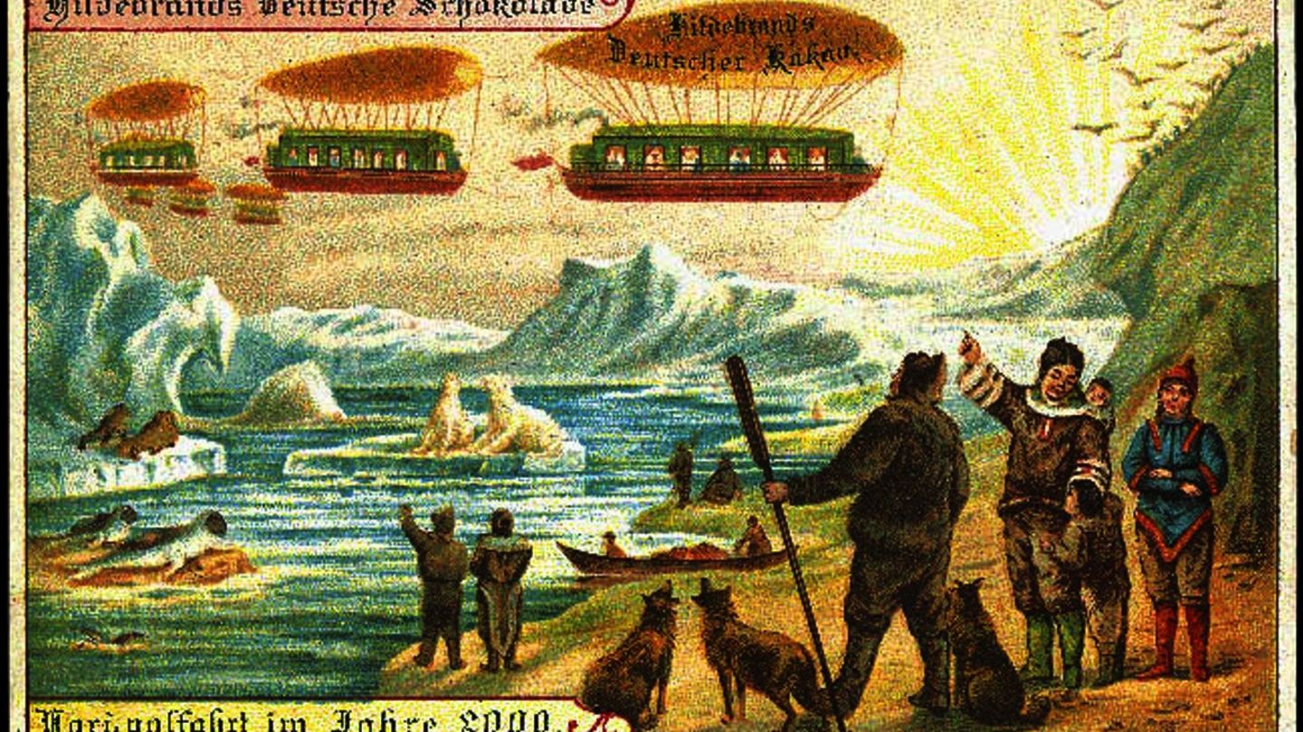 Nordpolexpedition mit Luftschiffen