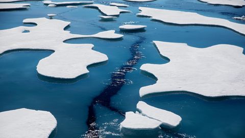 Riss im Nordpol-Eis