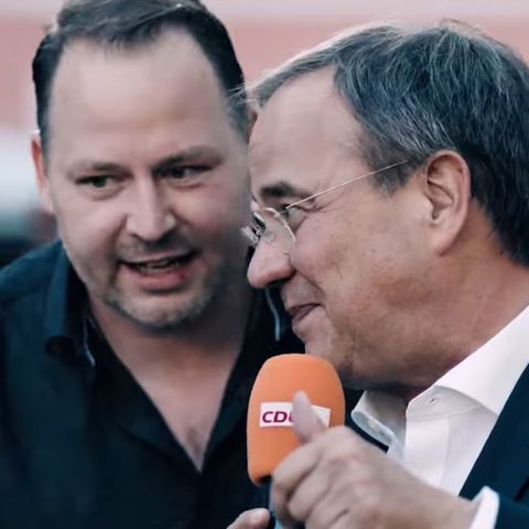 Armin Laschet und der Querdenker: Szene aus dem CDU-Wahlspot 