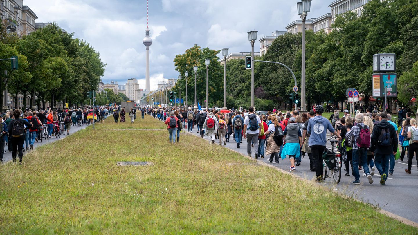 Domestic politicians blame the AfD for the radicalization of the lateral thinker movement