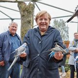 Am Ende war es aber wohl eine gelungener Termin zum Abschied aus dem Kanzleramt.