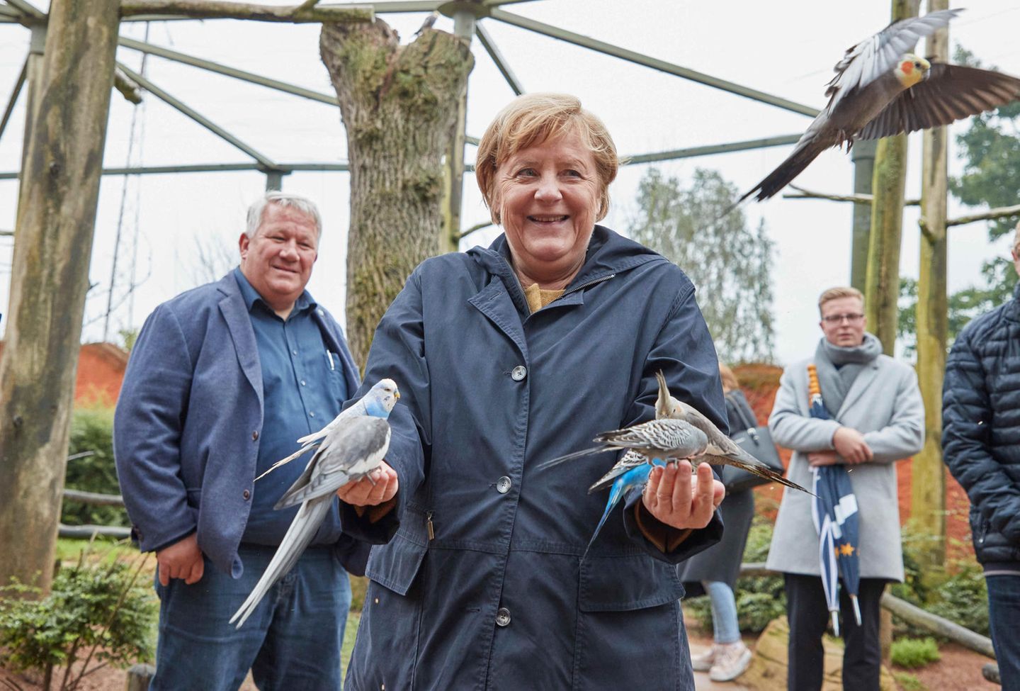 Am Ende war es aber wohl eine gelungener Termin zum Abschied aus dem Kanzleramt.