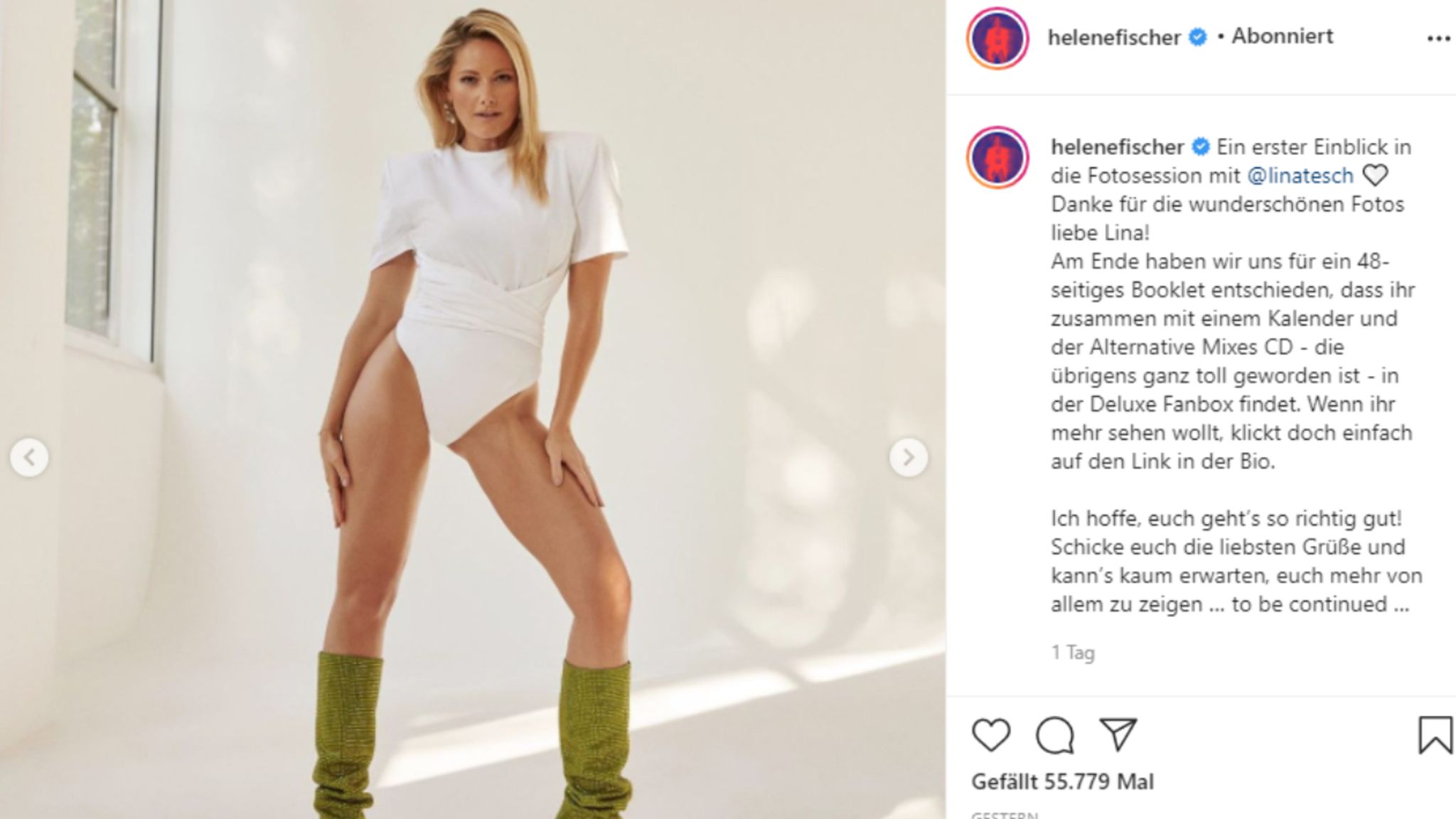 Helene Fischer mit heißen Fotos und neuem Song: Volle Kraft voraus |  STERN.de