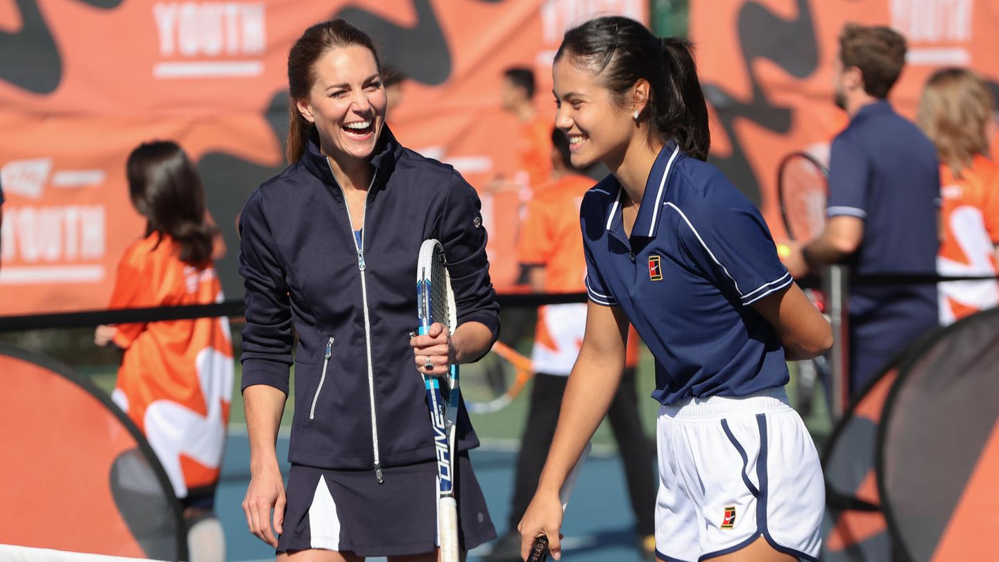 Herzogin Kate und Emma Raducanu