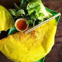 Rezept Banh Xeo: Denise Wachter zeigt, wie einfach der vietnamesische Pfannkuchen gelingt.