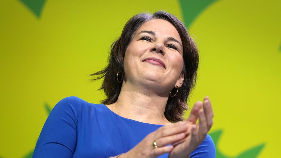 Bundestagswahl: Annalena Baerbock spricht vor ihrer Partei Bundestagswahl: Annalena Baerbock spricht vor ihrer Partei