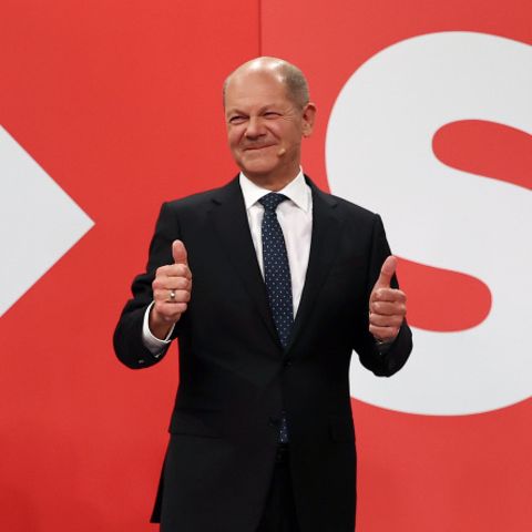 Wahlsieger Olaf Scholz (SPD)