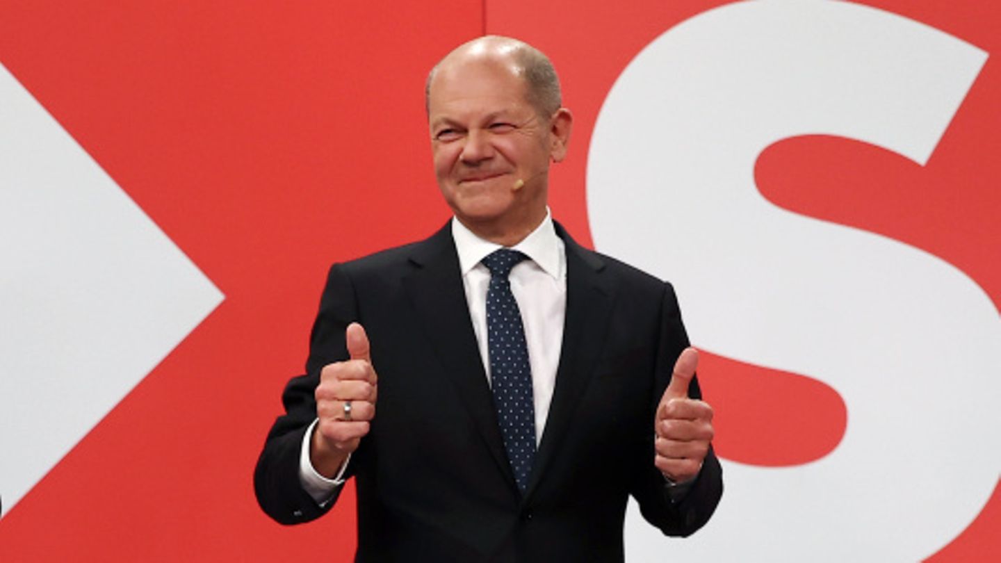 Wahlsieger Olaf Scholz (SPD)
