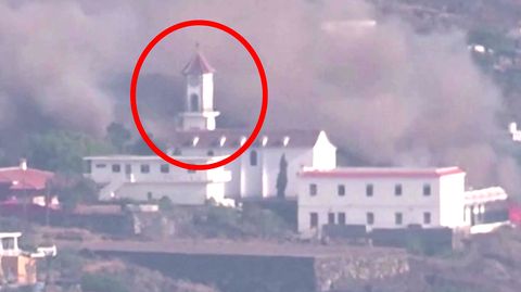 La Palma: Lavastrom zerstört Kirchturm – und nähert sich der Küste