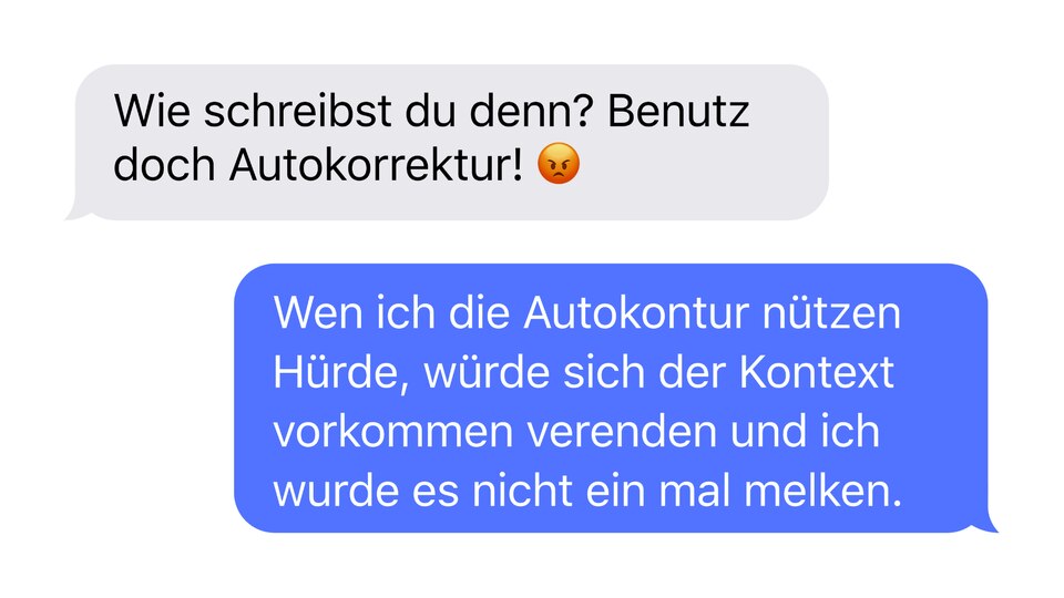 Grafik mit Text voller Tippfehler Grafik mit Text voller Tippfehler