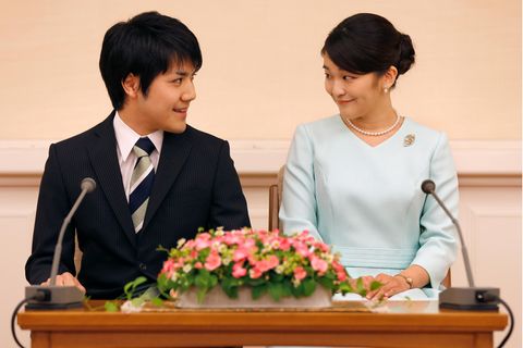 Prinzessin Mako und ihr Verlobter Kei Komuro
