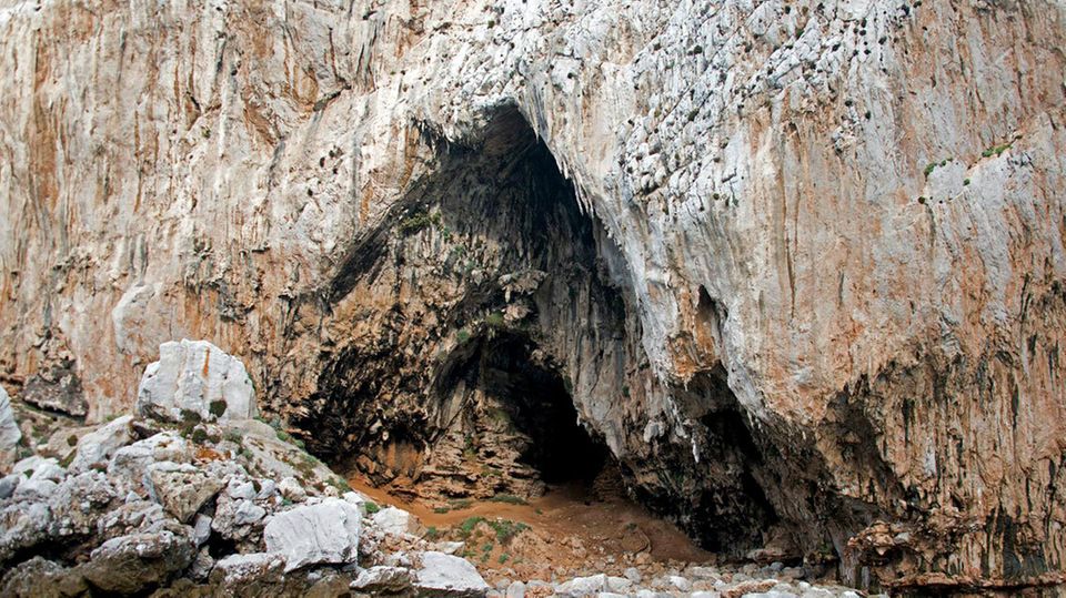 Der Gorham-Höhlenkomplex in Gibraltar