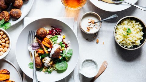 Rezept selbstgemachte Kürbis-Falafeln