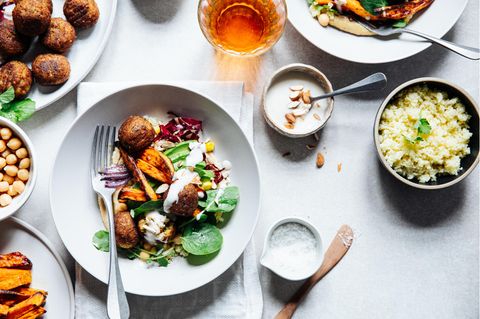 Rezept selbstgemachte Kürbis-Falafeln