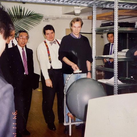Erfinder der Welt: In Kyoto zeigten deutsche Entwickler 1994 ihre revolutionäre "Gottmaschine" Terravision