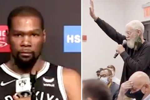 Kevin Durant und David Letterman