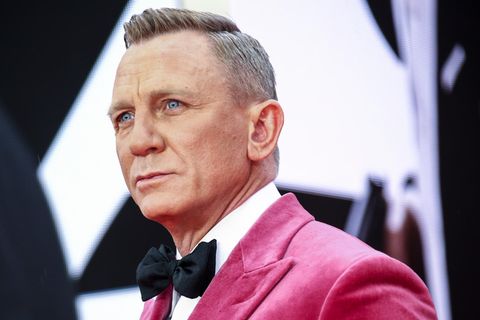 Hauptdarsteller Daniel Craig auf dem Weg zur "James Bond"-Premiere in London.