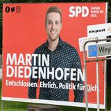 Martin Diedenhofen, 26, SPD: Diedenhofen verlor knapp den Wahlkreis Altenkirchen/Neuwied in Rheinland-Pfalz