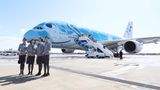 Airbus A380 von ANA