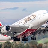 Airbus a380 von Emirates