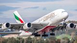 Airbus a380 von Emirates