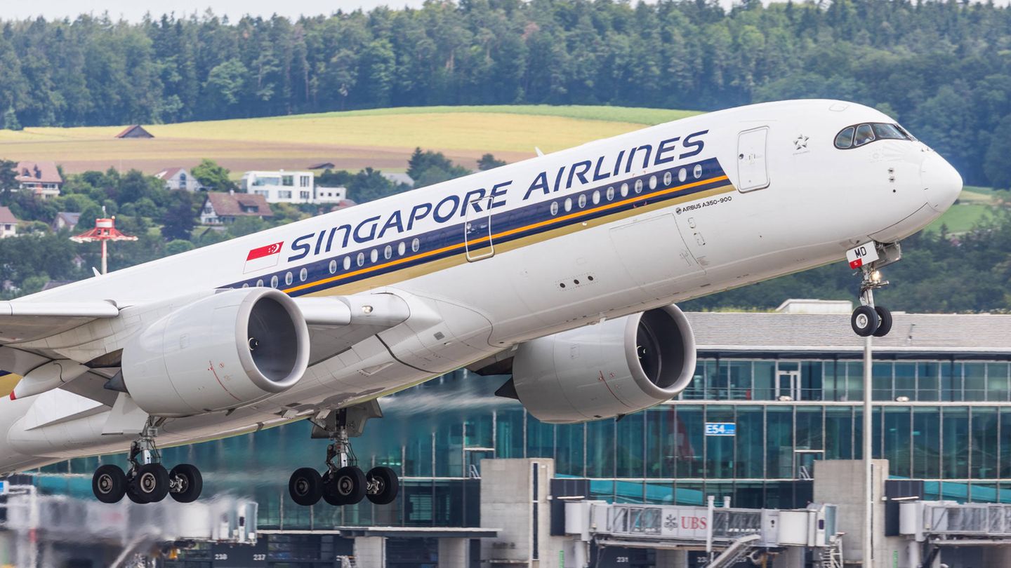 Airbus A350 von Singapore Airlines