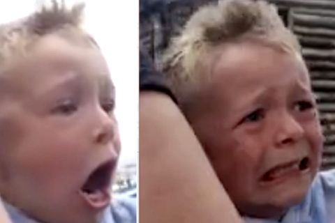 Viralvideo: Fünfjähriger fährt zum ersten Mal Achterbahn und geht Viral
