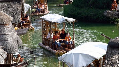 Die Floßfahrt im Europa-Park